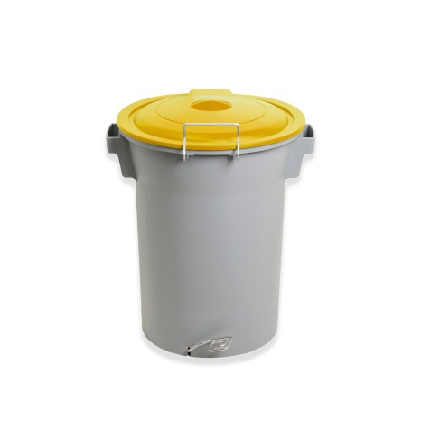 Contentor Eco Cinzento com Pedal e Tampa - Image product
