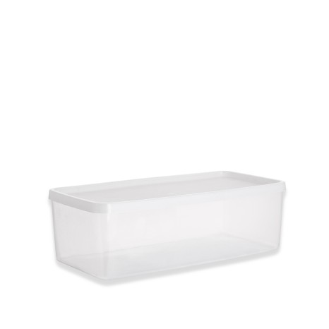 Caixa Hermética Ding Retangular Tampa Branco - Image product