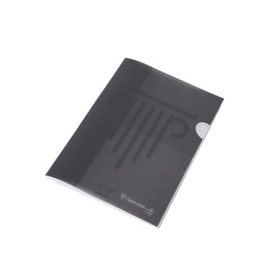 Caderno Agrafado ClassroomMates Capa Plástica Preta 90gr A4 48 Folhas Pautado
