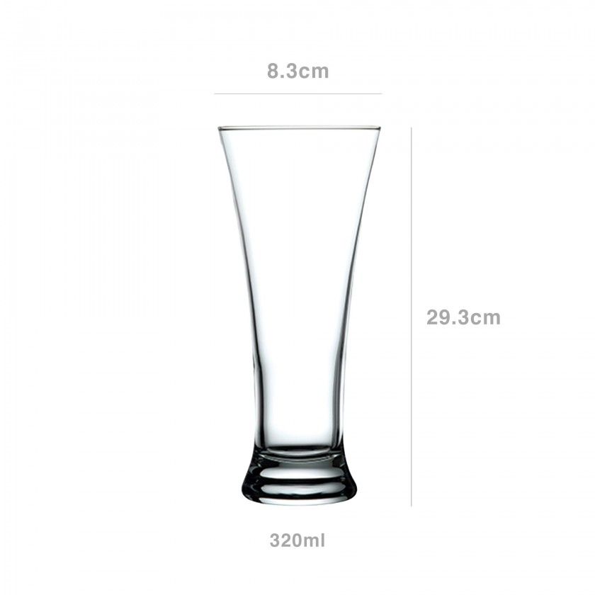 Copo Pub 320ml 8.3X19X29.3cm Pack 3