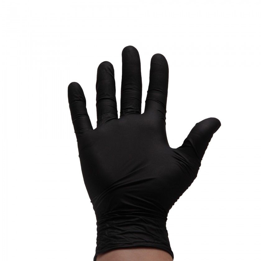 Luvas Nitrilo Preto Pack 100