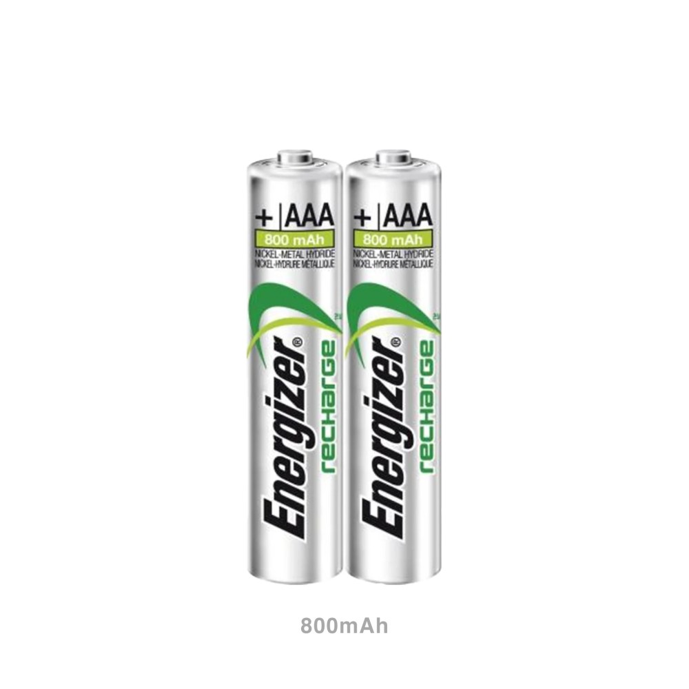 Pilha Energizer AAA Recarreg�vel 800mAh Pack 2