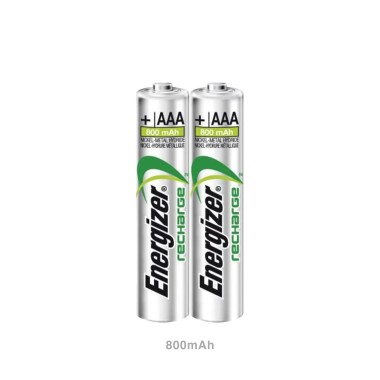 Pilha Energizer AAA Recarreg�vel 800mAh Pack 2