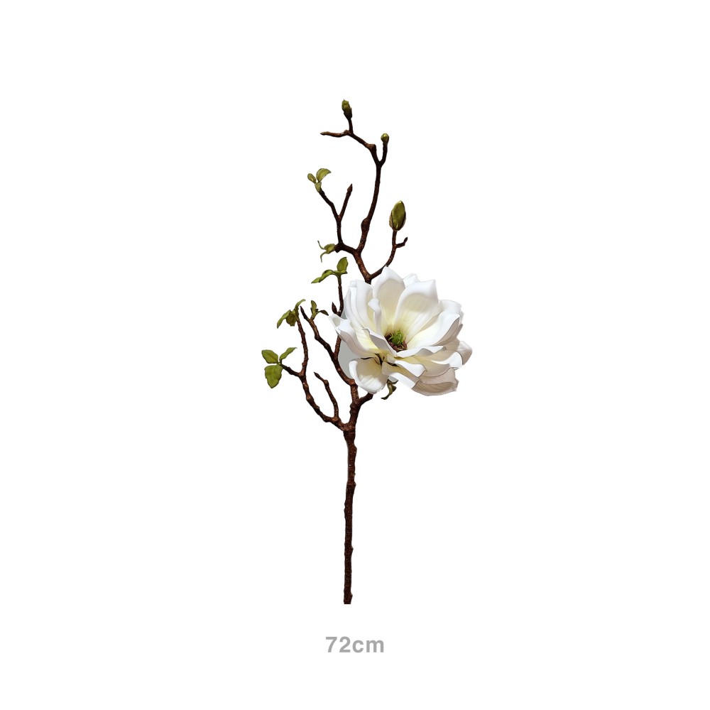 Haste Magnólia Branco 72cm
