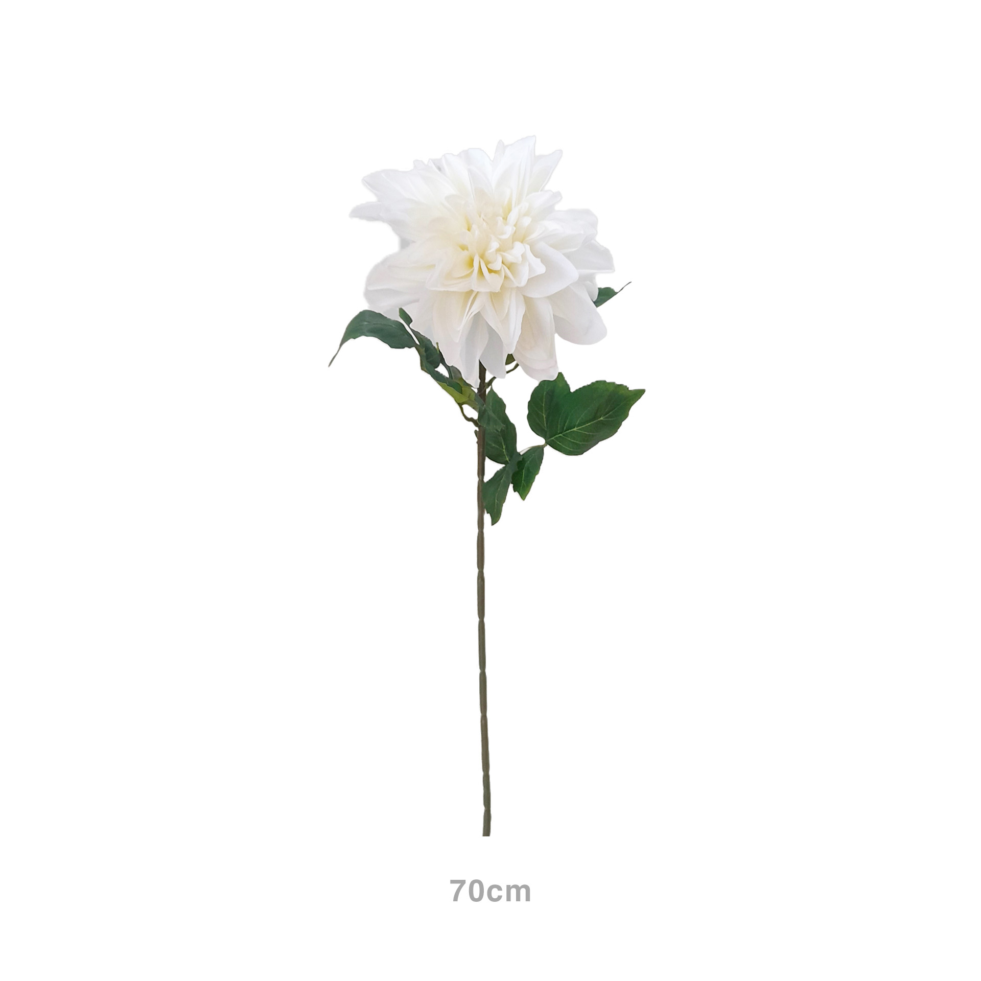 Haste Dália Branco 70cm
