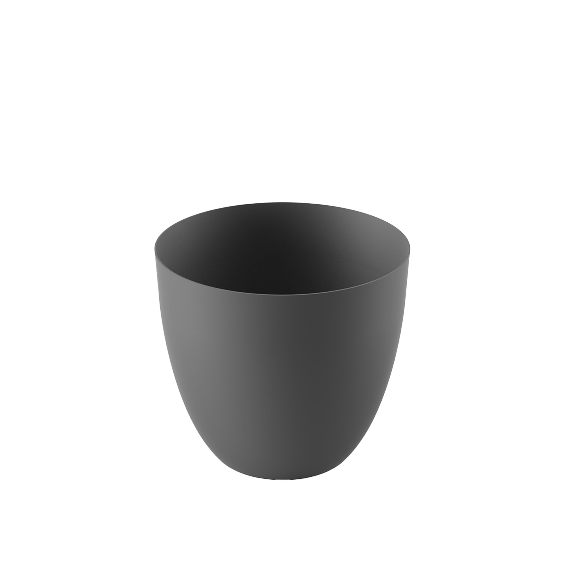 Tes Vaso Plastico Ø18X16Cm Antracite