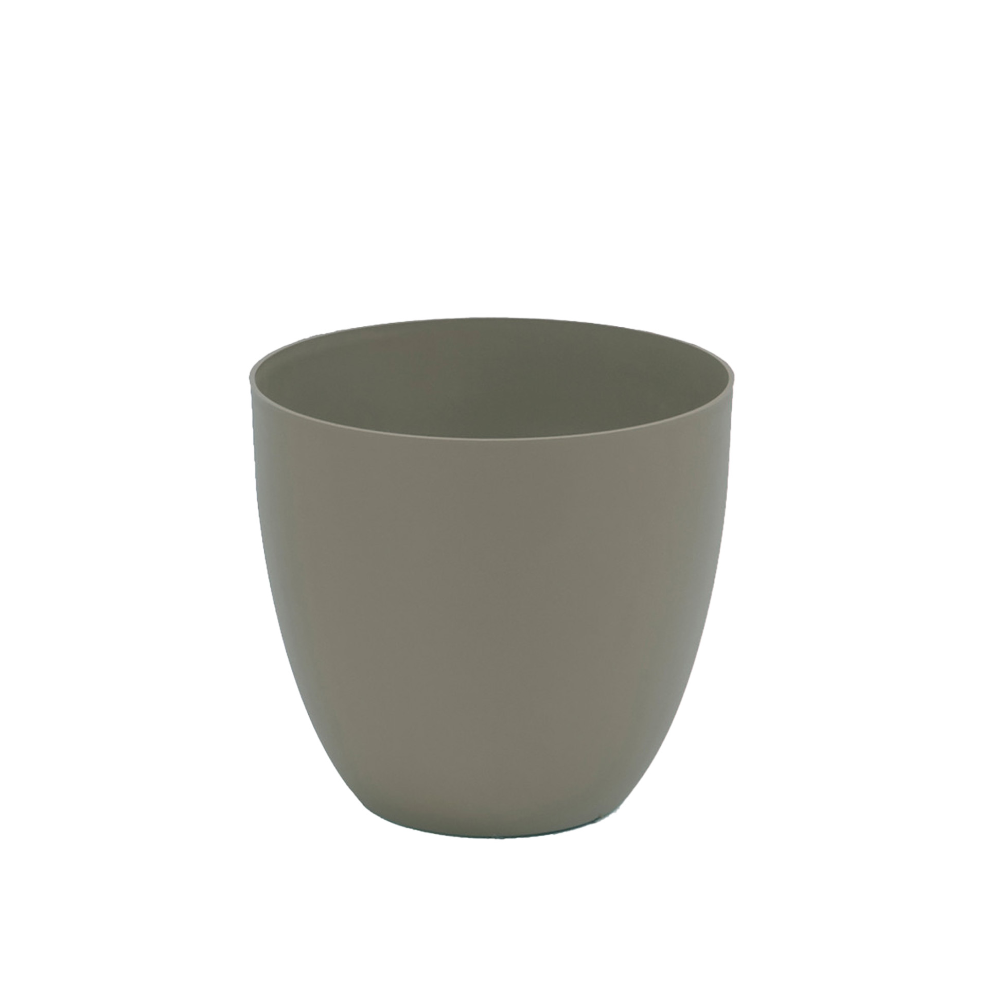 Vaso Plástico Tes Redondo Taupe 9.5L 26X23cm