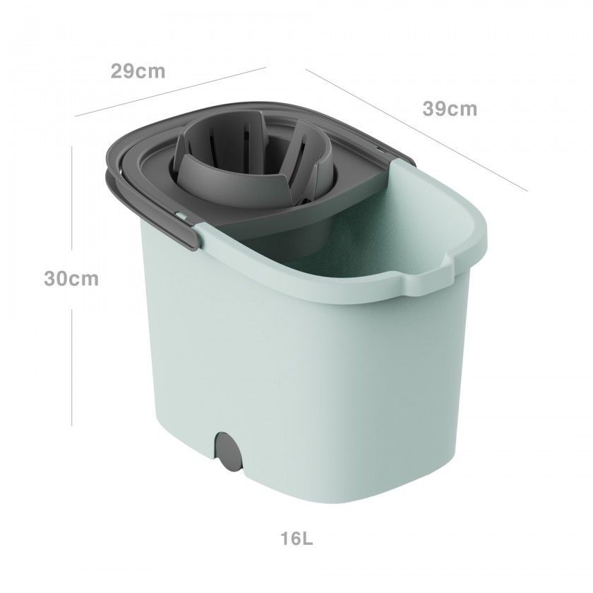 Balde com Espremedor Plástico Smart 16l 40X28X31cm Balde com Espremedor Plástico Smart 16l 40X28X31cm