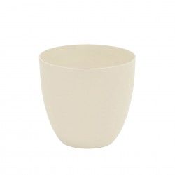 Vaso Plstico Tes Redondo Ecru 30L 38X33cm