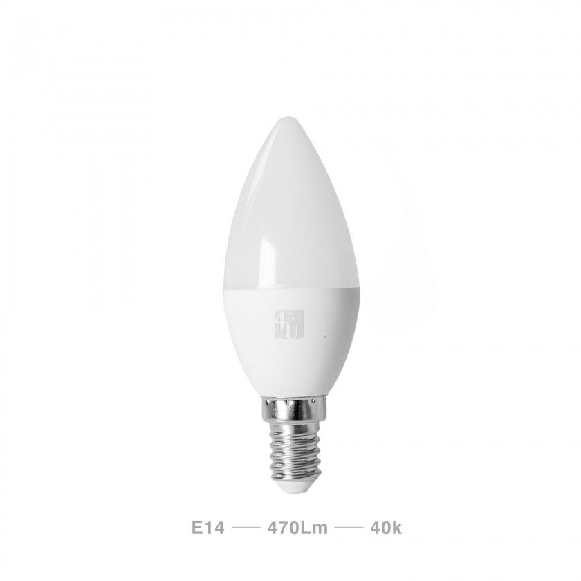 Lâmpada Vela Led 4U E14 470Lm Lâmpada Vela Led 4U E14 470Lm