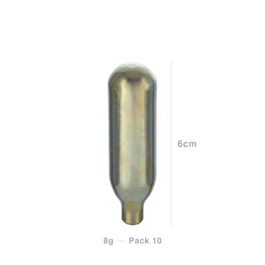 Botija Sifão Co2 8gr Pack 10