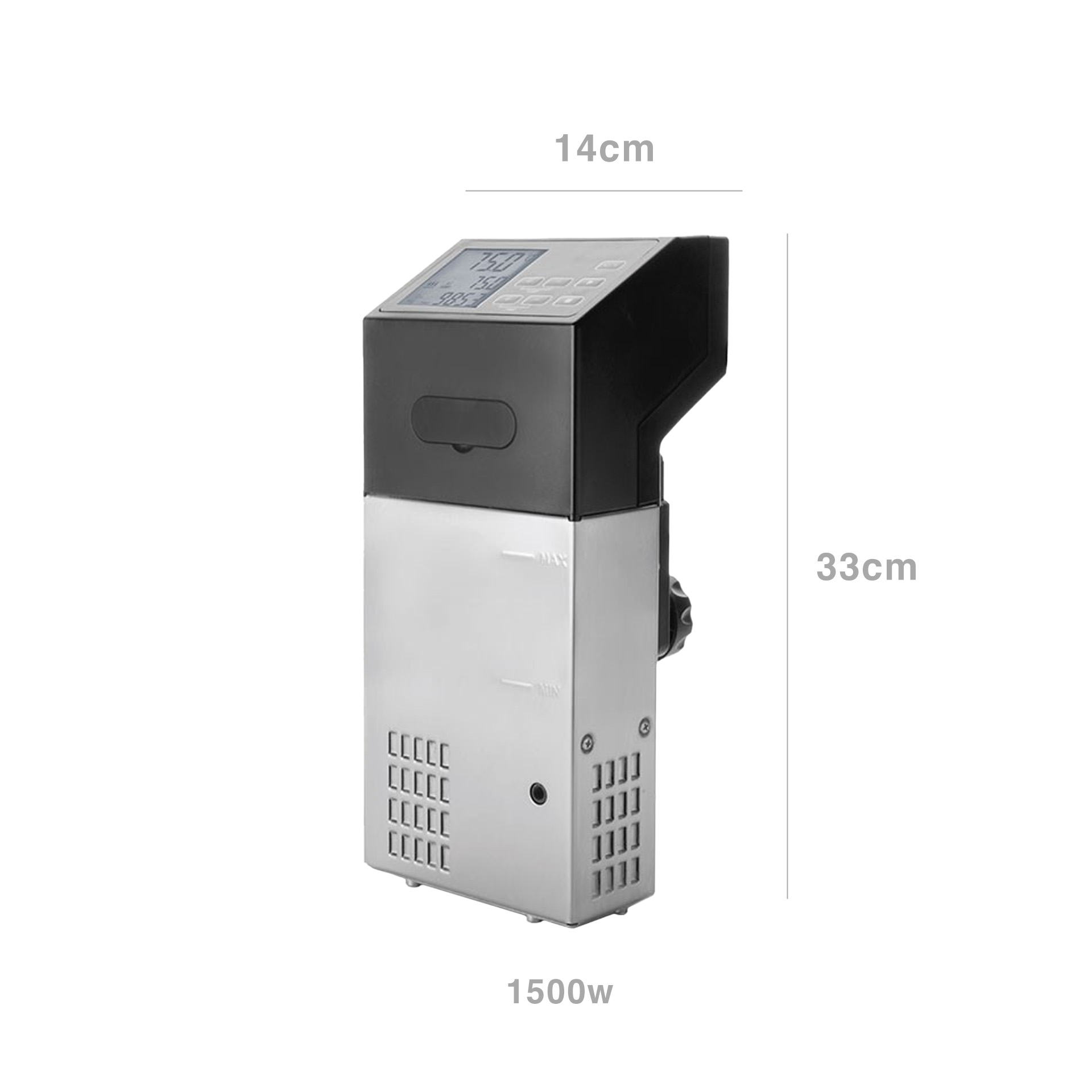 Cozedor Sous Vide Baixa Temperatura 1500w 14X14X33cm