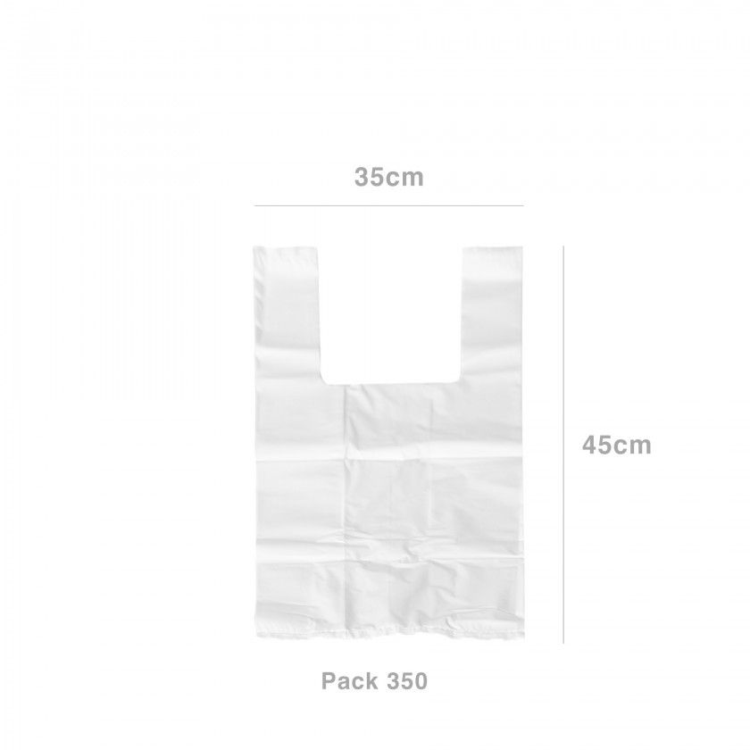 Saco com Alça Branco 35X45cm 350 Unidades Saco com Alça Branco 35X45cm 350 Unidades