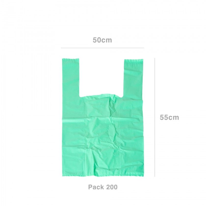 Saco Alimentar com Alça Cores 50X55cm 200 Unidades Saco Alimentar com Alça Cores 50X55cm 200 Unidades