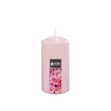 Vela Pilar Aroma Muller Rosas 40H 6.5X13cm