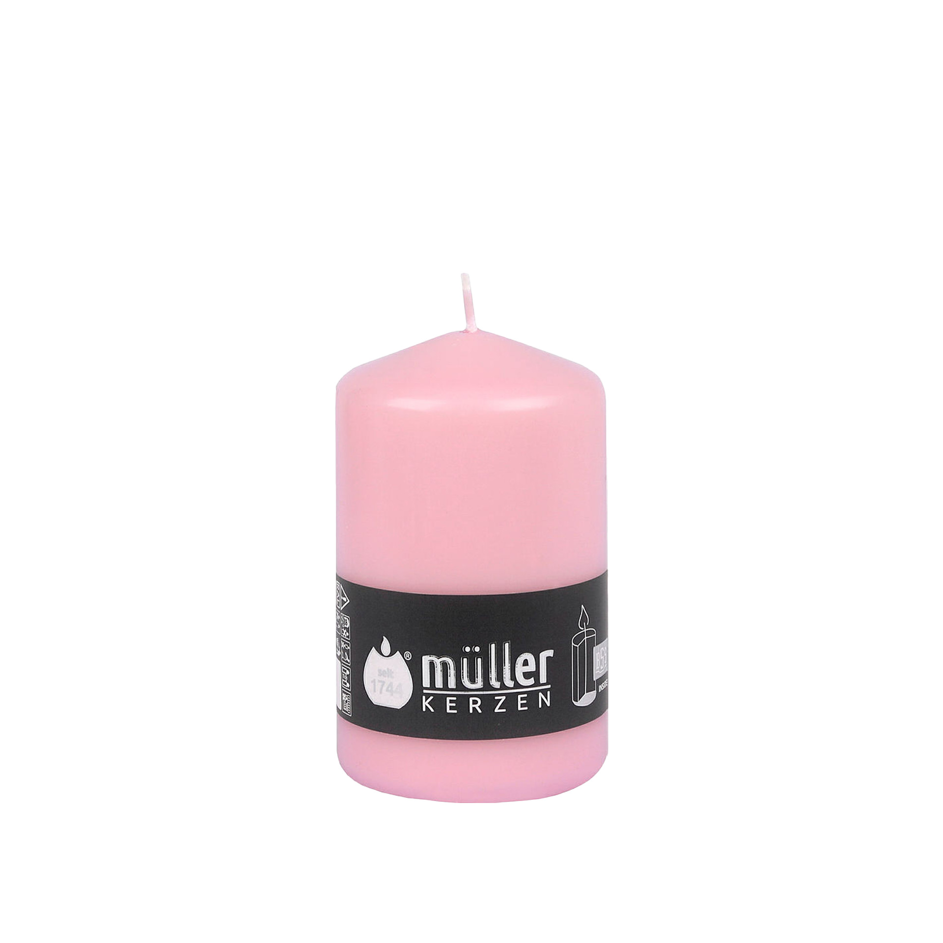 Vela Pilar Muller Redonda Rosa 7X11cm