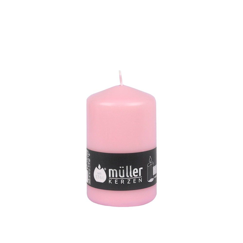 Vela Pilar Muller Redonda Rosa 7X11cm