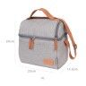 Saco Trmico Cinza 8L 23X14.5X24cm