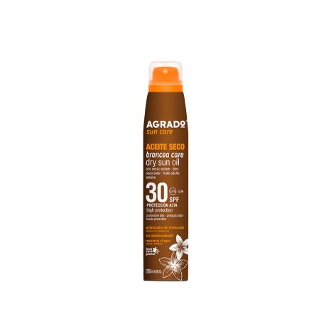 Óleo Solar Bronzeador Seco Agrado Spf30 200ml - Image product