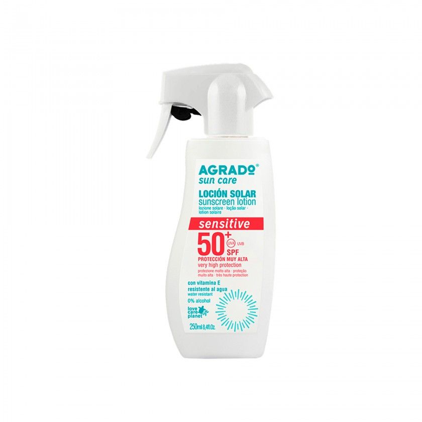 Loo Solar Sensitive Agrado Pistola Spf50+ 250ml