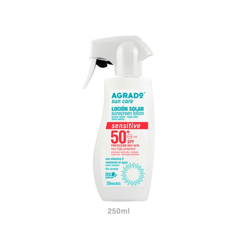 Loção Solar Sensitive Agrado Pistola Spf50+ 250ml - Image product