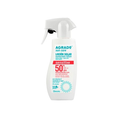 Loção Solar Sensitive Agrado Pistola Spf50+ 250ml
