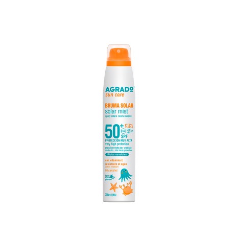 Espuma Seca Solar Kids Agrado Spf50+ 200ml - Image product