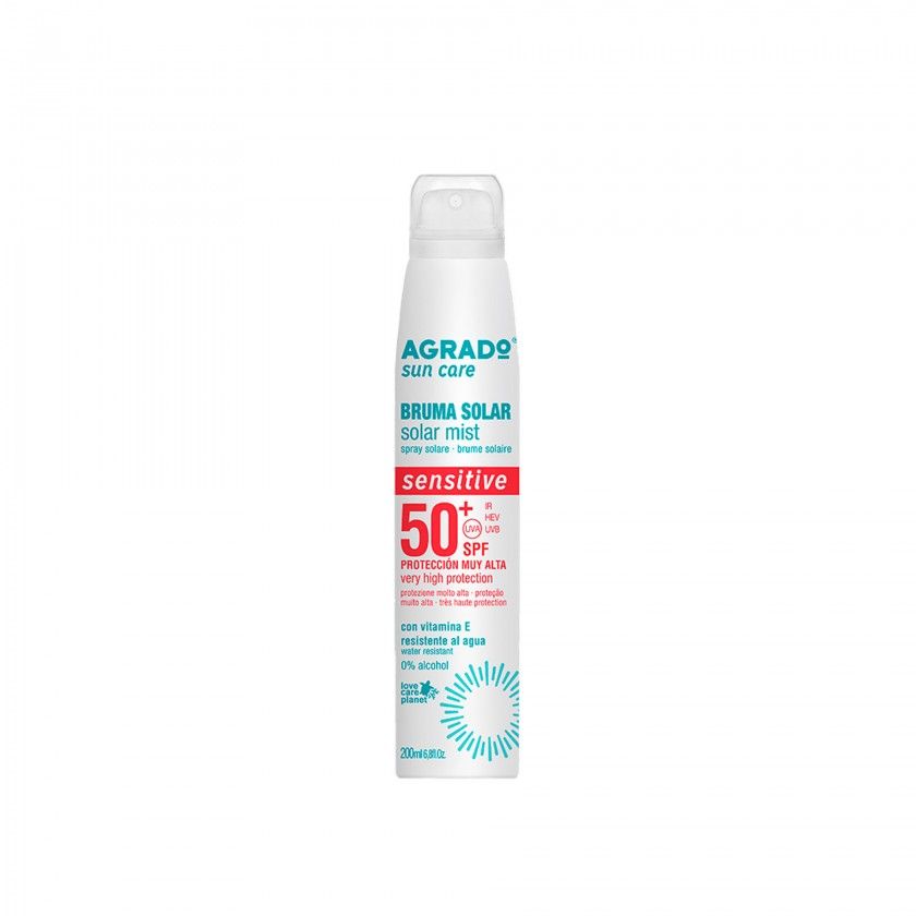 Espuma Seca Solar Sensitive Agrado Spf50+ 200ml