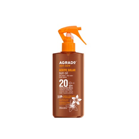 Óleo Solar Bronzeador Agrado Spf20 200ml - Image product