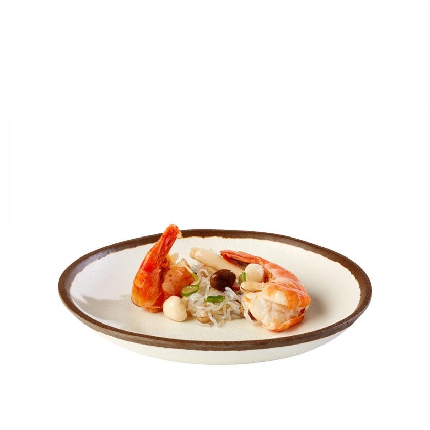 Tigela Melamina Aps Crocker Creme 500ml 20.5cm Tigela Melamina Aps Crocker Creme 500ml 20.5cm