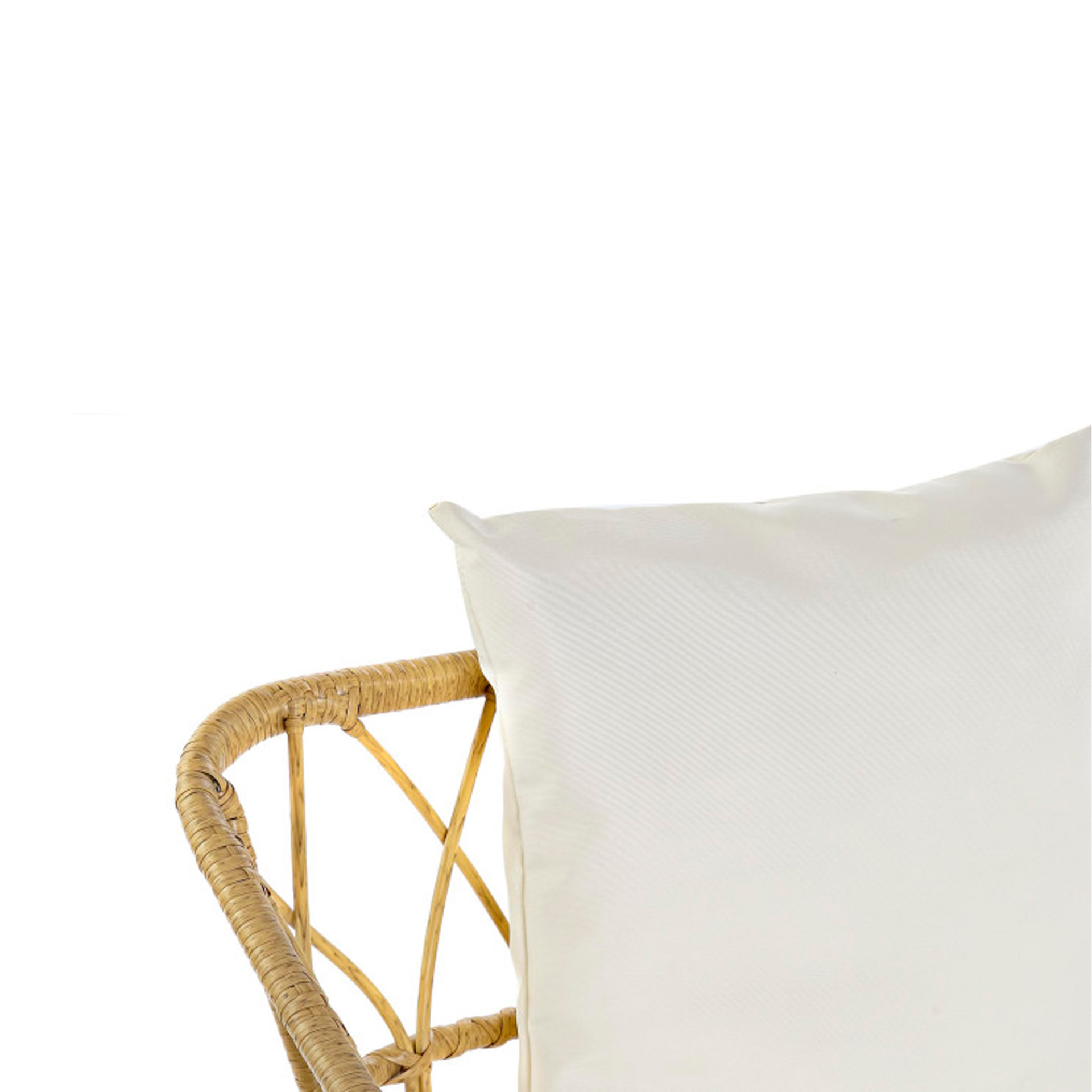Sofá Rattan / Metal 132X58X80cm