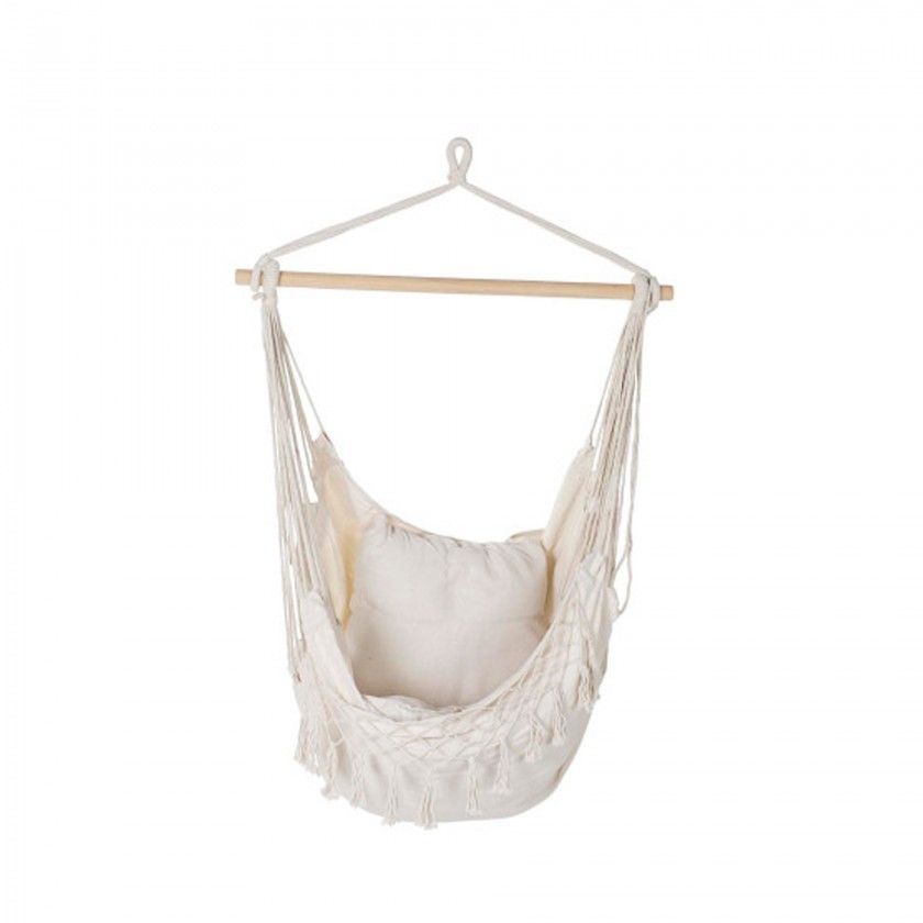 Cadeira Baloio Algodo / Madeira 90X90X135cm