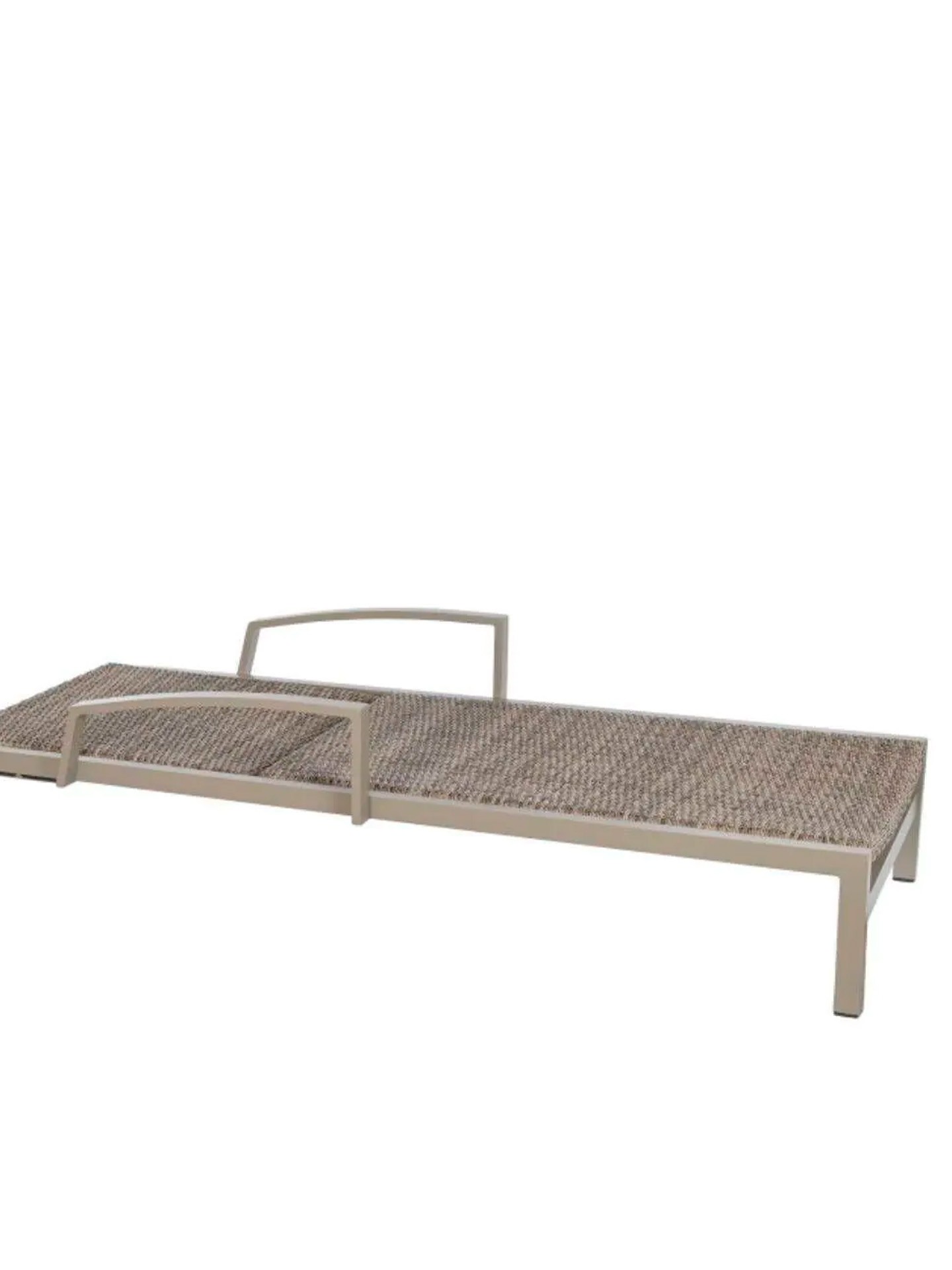 Espreguiçadeira Rattan / Alumínio 195X78X30cm