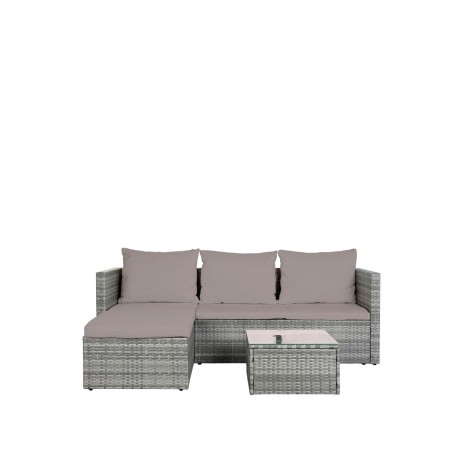Conjunto Sofá Rattan + Mesa Apoio 195X130X62cm - Image product