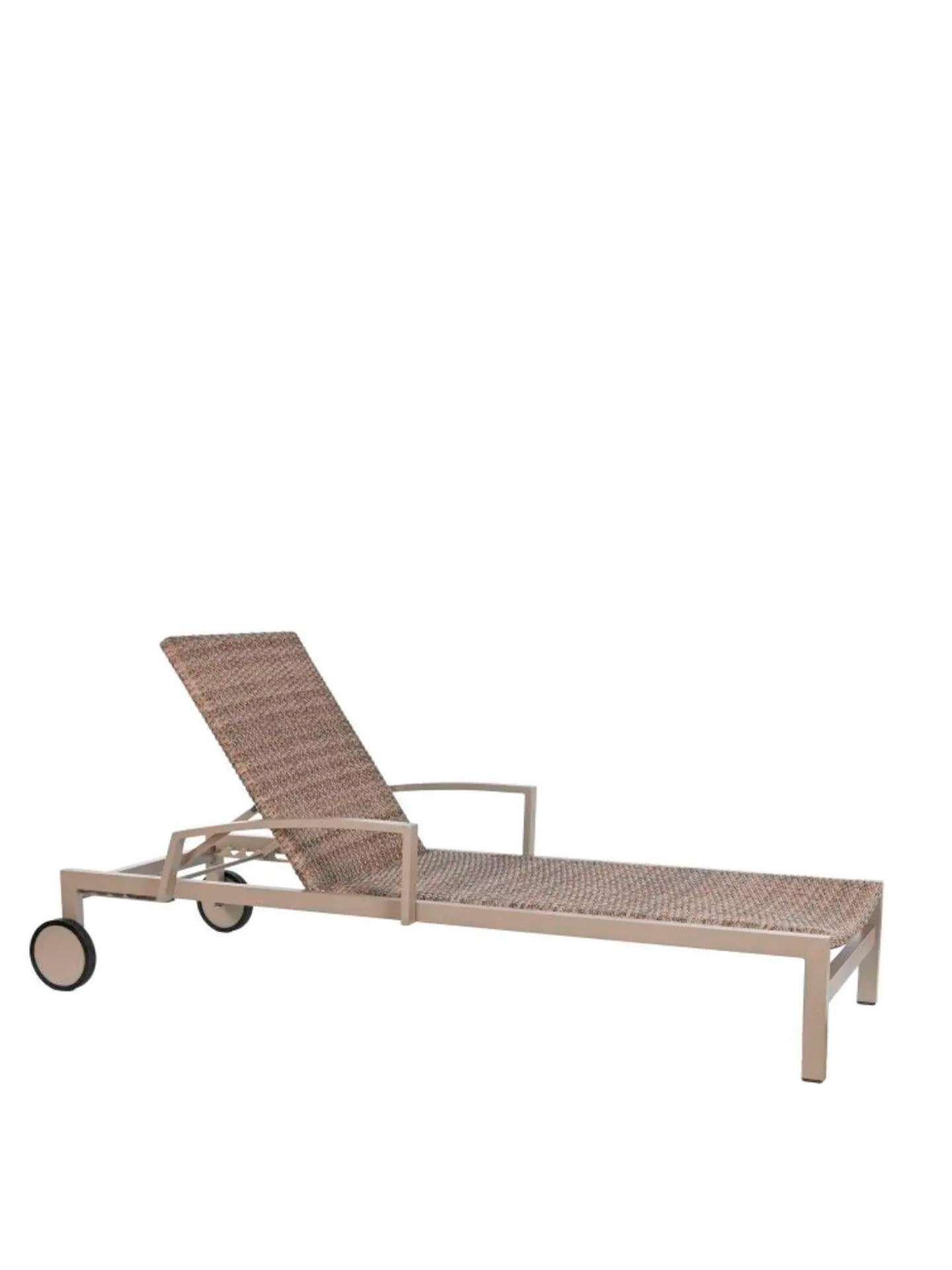 Espreguiçadeira Rattan / Alumínio 195X78X30cm