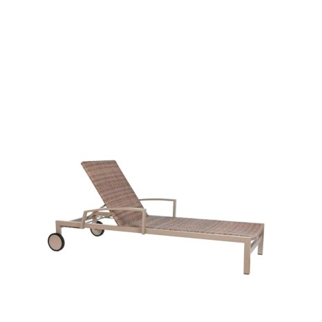 Espreguiçadeira Rattan / Alumínio 195X78X30cm - Image product