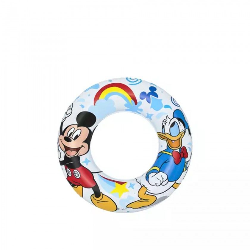 Boia Flutuador Natao Ar Insuflvel Mickey 56cm