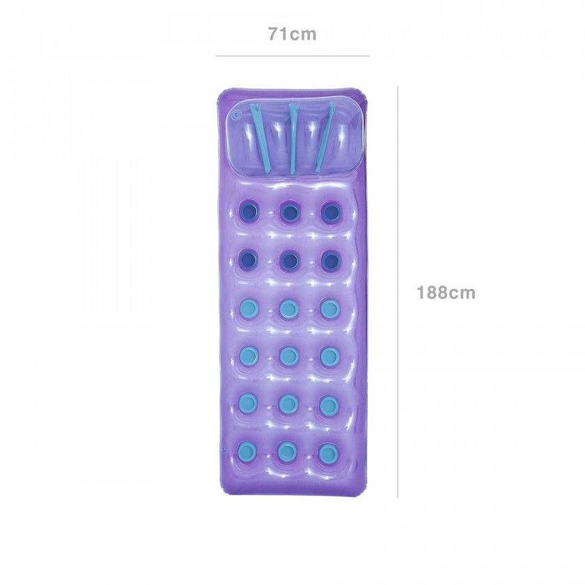 Boia Colcho Natao Ar Insuflvel Transparente 188X71cm