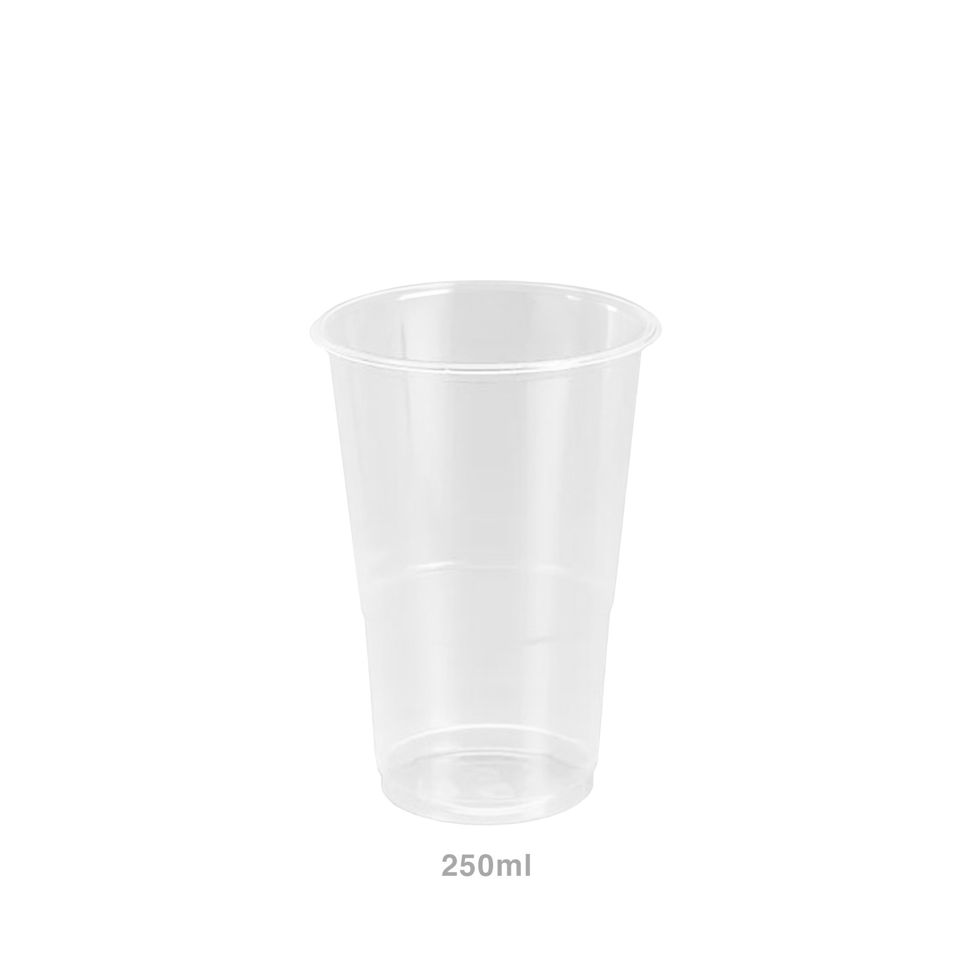 Copo Reutilizável Polipropileno 250ml 7X5X10cm Pack 25
