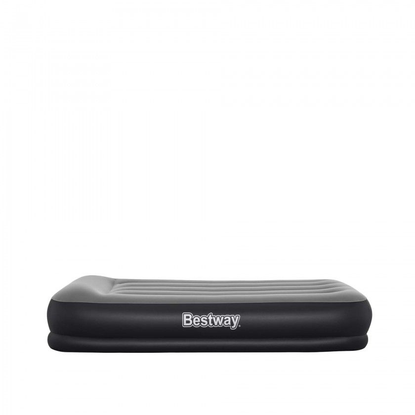Colcho Ar Insuflvel Individual com Bomba Bestway Cinza 150kg 191X97X36cm