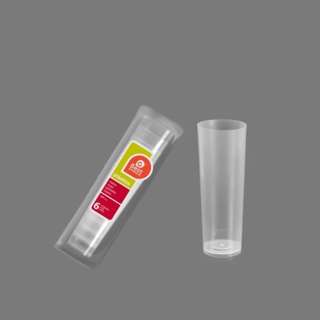 Copo Tubo Inquebravel 300ml Pack 6 - Image product