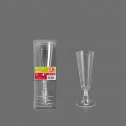 Copo Flute Reutilizvel Plstico 150ml Pack 4
