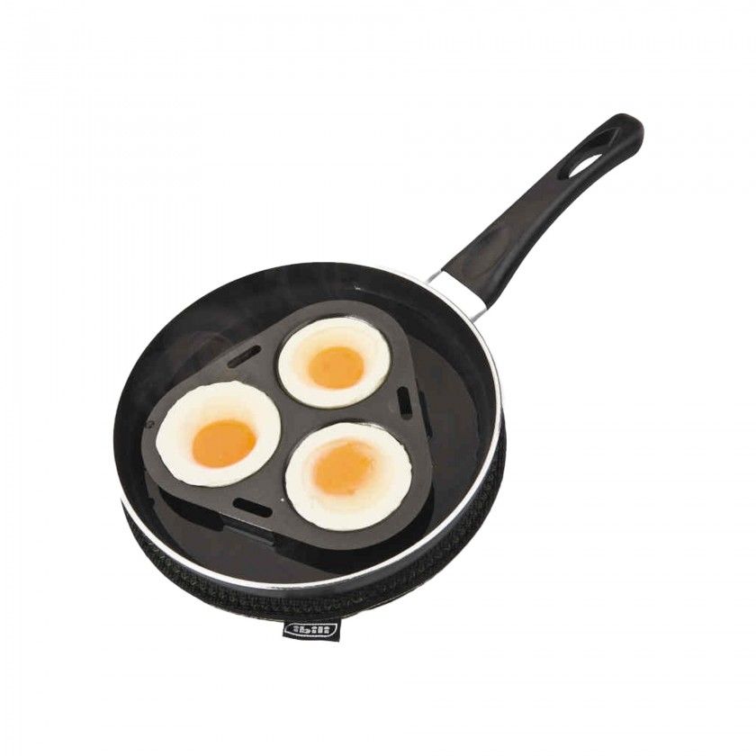 Escalfador Ovos Moka 3 Divisões 15cm Escalfador Ovos Moka 3 Divisões 15cm