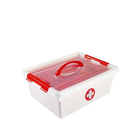 Caixa Primeiros Socorros com Fechos / Asa e Bandeja 9l 37.4X28.8X13.5cm - Image product