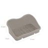 Caixa Esfrego Plstico Cinzento 21X13X9.5cm