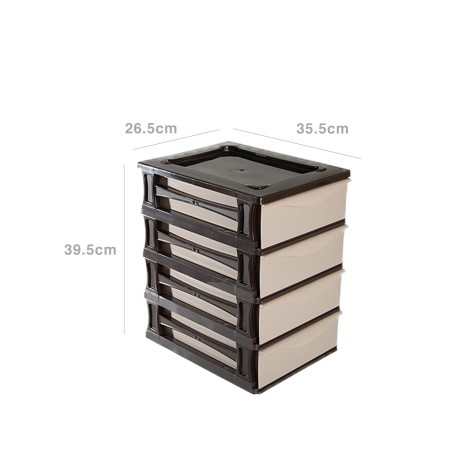 Caixa Organizadora Kremlin com 4 Gavetas 35.5X26.5X39.5cm - Image product