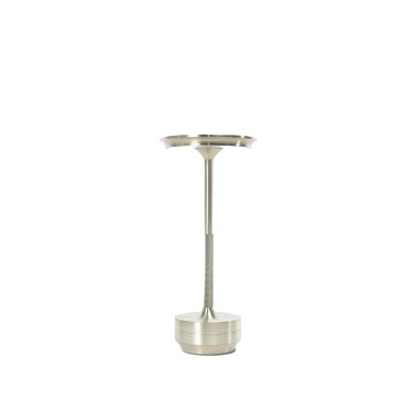 Candeeiro Mesa Alum�nio T�til Regul�vel Luzes Led 13X29cm