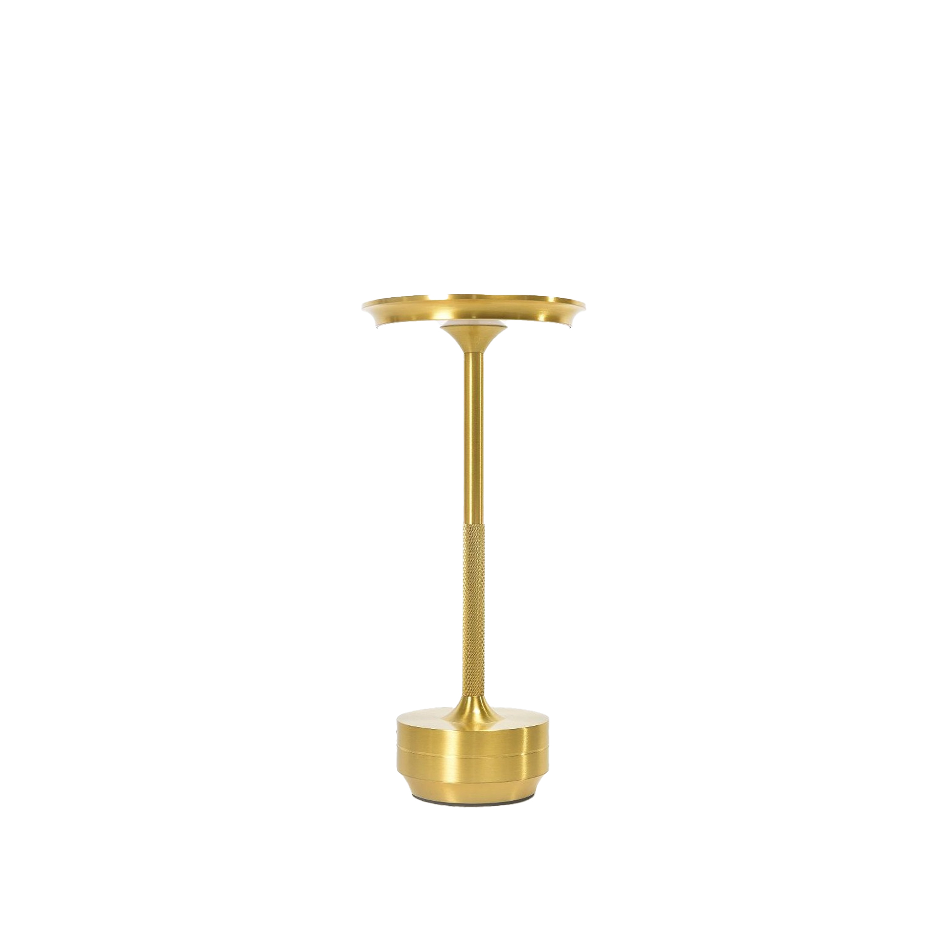 Candeeiro Mesa Alumínio Tátil Regulável Luzes Led 13X29cm