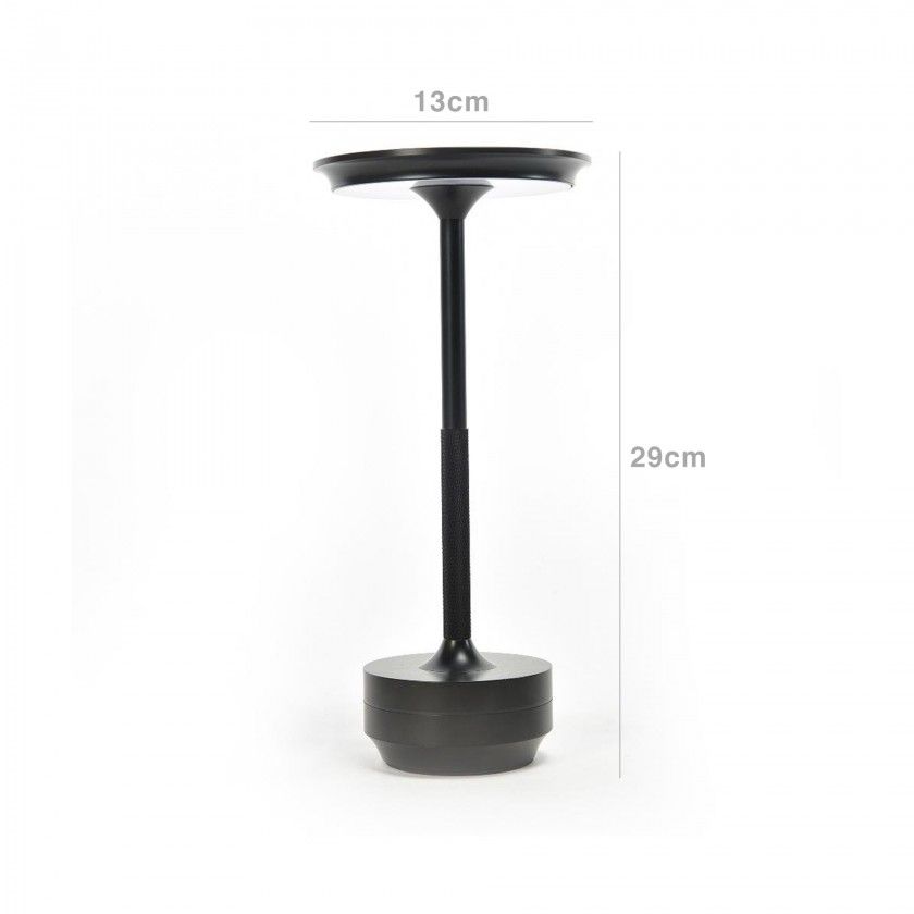 Candeeiro Mesa Alumínio Tátil Regulável Luzes Led 13X29cm Candeeiro Mesa Alumínio Tátil Regulável Luzes Led 13X29cm