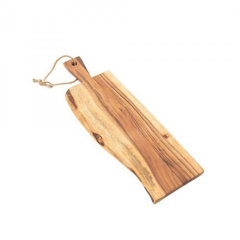 Tbua Cortar / Servir Madeira Natural com Pega 55X16X1.5cm